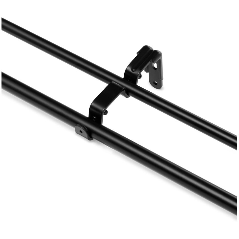 122cm Straight Tension Shower Curtain Rod & Hook Set