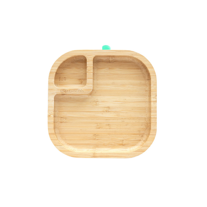 Bamboo Baby Plate, Green