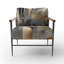 Fauteuil d'appoint rembourré Shapes And Lines Abstract Marble IV-176917026