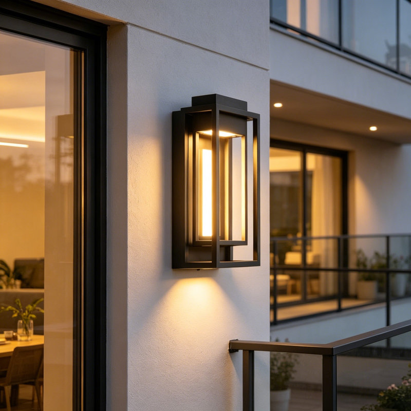 Luminaires muraux d'extérieur en aluminium