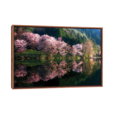 Another World by Takeshi Mitamura - Floater Frame Print on Canvas