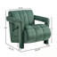 Fauteuil d'appoint en velours avec pieds robustes-1248280018