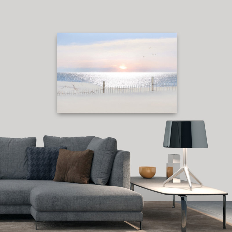 «My Favorite Spot», art côtier abstrait, H 32 po x l 48 po