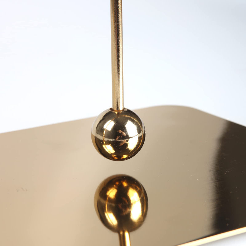 Gold Alloy Modern Napkin Holder for Dining Table