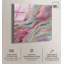 Acrylique abstrait rose et menthe cristal IV par Art Remedy, prêt à être accroché-1552761242
