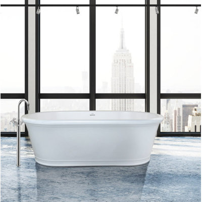Tribeca 68'' x 35'' Air Solid Surface Bathtub