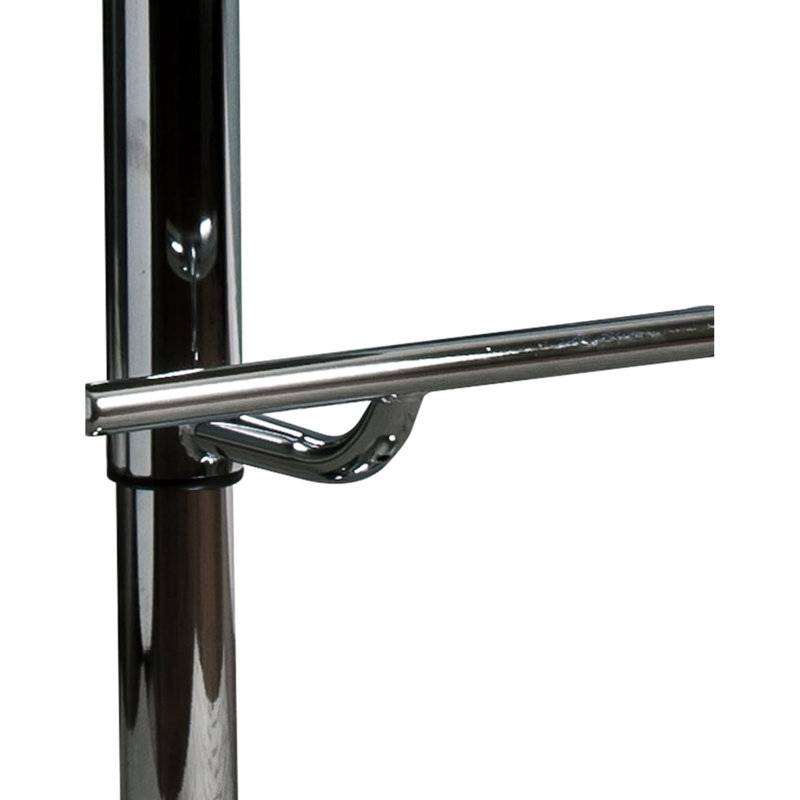 Tabouret de bar pivotant et réglable en noyer, siège et dossier courbés blancs, style contemporain, base à piédestal de 36 à 44 pouces