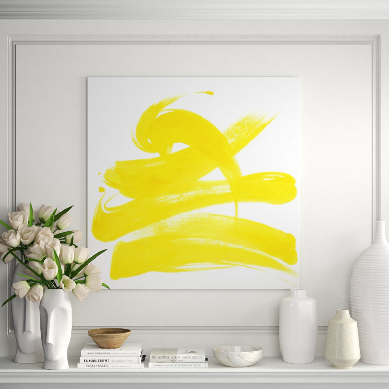 Color Rush V Print by Janice Sadler, 40" H x 40" W, Glass Coat
