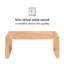 Kittie Solid Wood Coffee Table