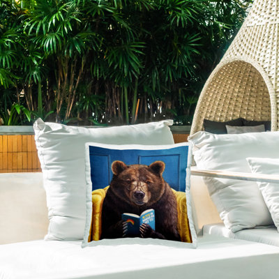 Coussin d'extérieur Brown Bear