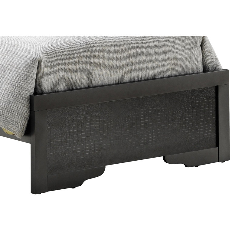 Bed, Twin, Black