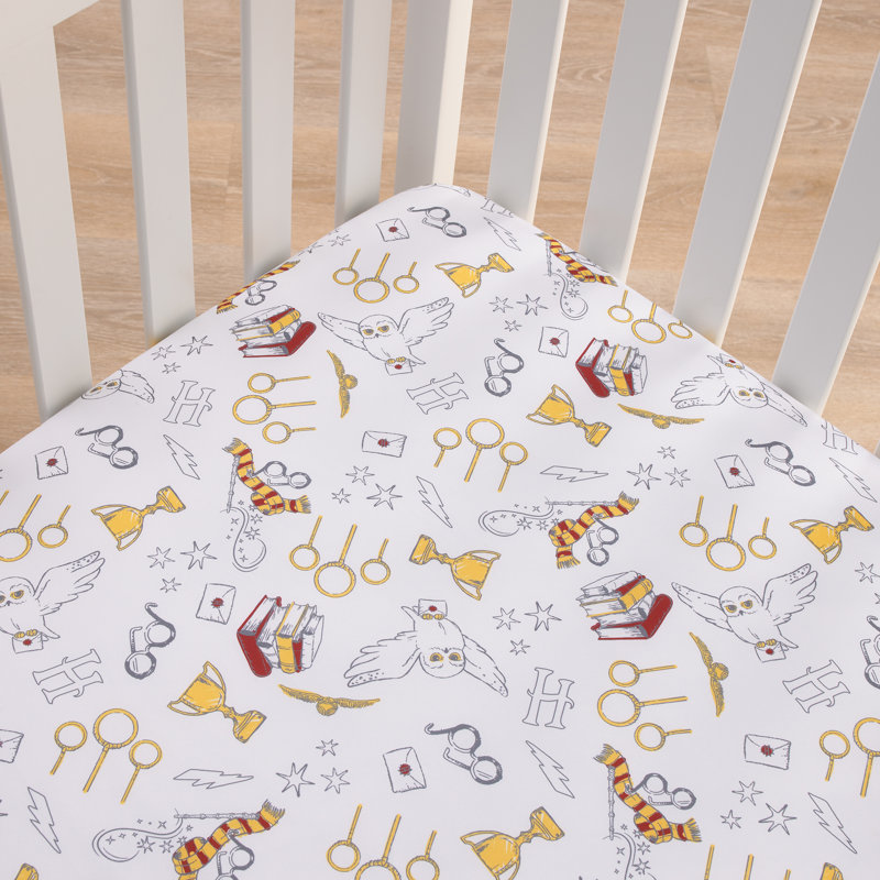 Drap-housse pour lit de bébé NoJo Warner Bros Harry Potter