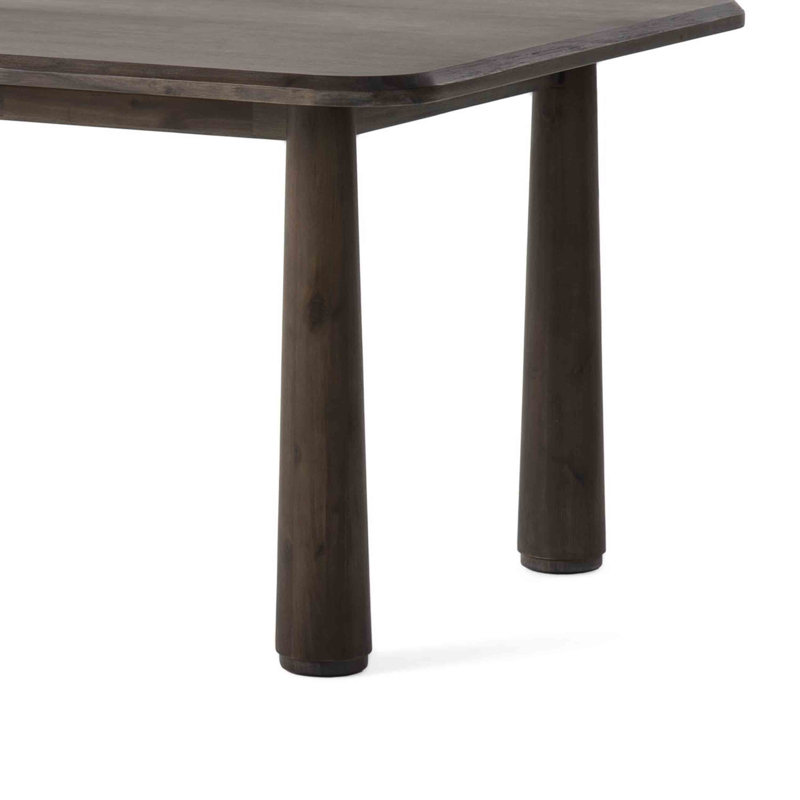 Table de salle à manger Meridian, Espresso brun, H 30 po x l 39,4 po x L 87 po 