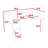 Wood Low Loft Bed with Ladder, ladder can be placed on the left or right-1155783024-1155783027