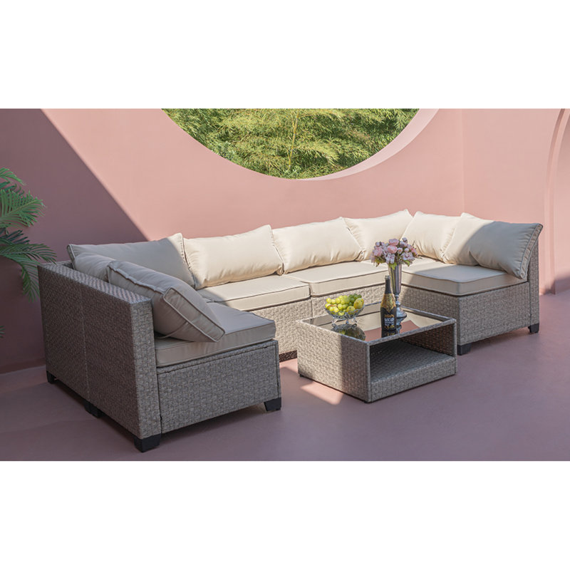 Ensemble de canapé de patio polyvalent en métal Boho pour le confort extérieur