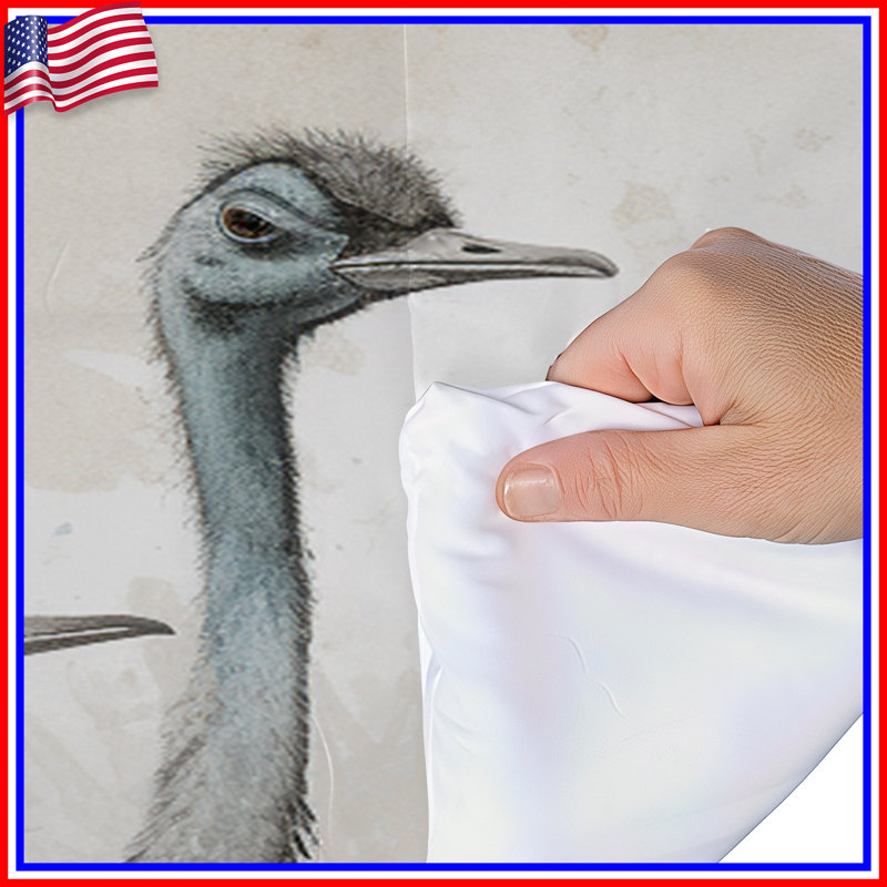 Farm Ostrich Bedding, Twin Extra Long Comforter