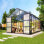  Serre en polycarbonate Grer’s Haven AMERLIFE avec 4 évents de toit et gouttière