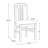 Upholstered Slat Back Side Chair-815176527