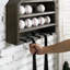 Solid Wood Wall Mounted Sports Rack