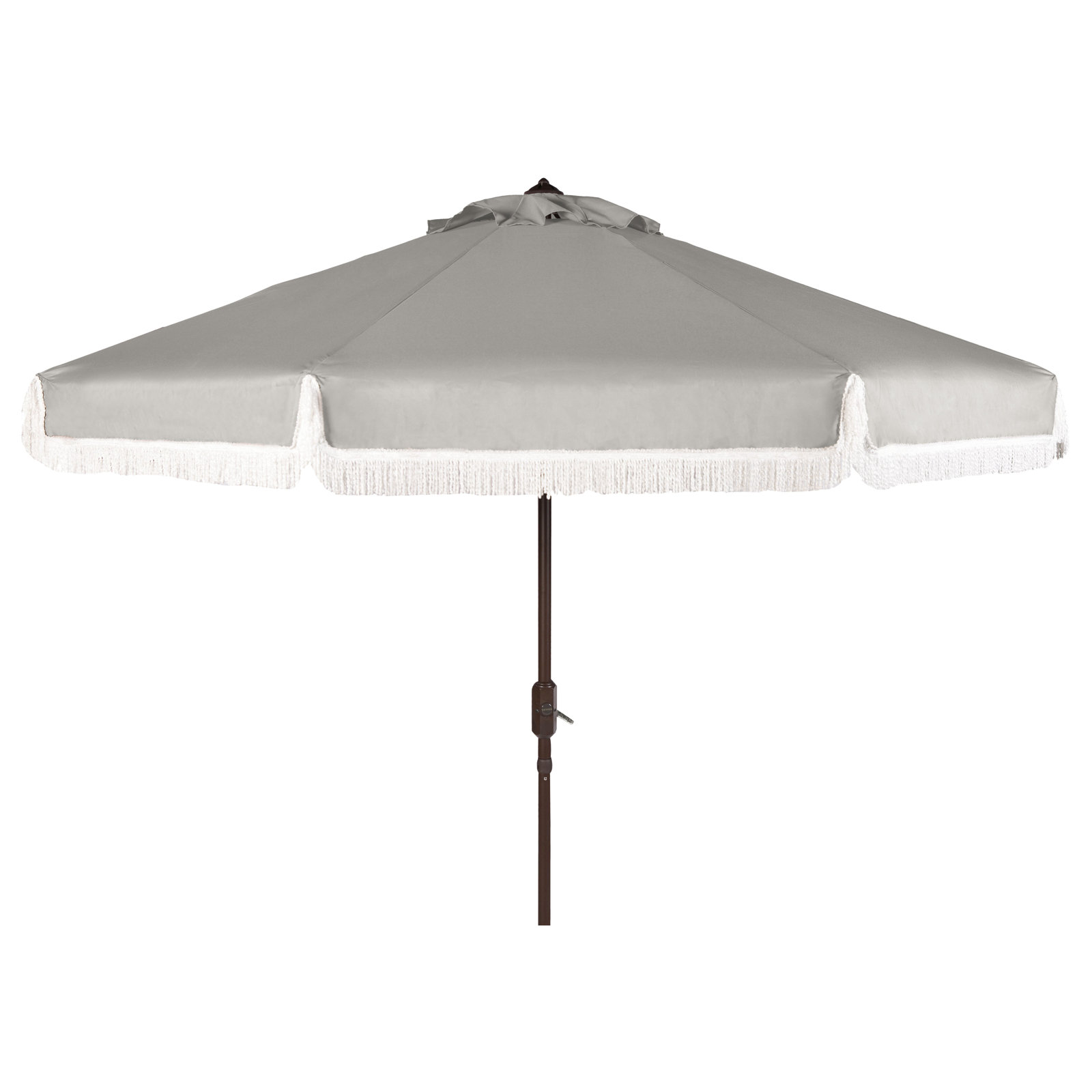 Argentina 100.79'' Outdoor Umbrella, Gray/White