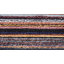Tapis rayé noir / orange / blanc Prentice-928086022