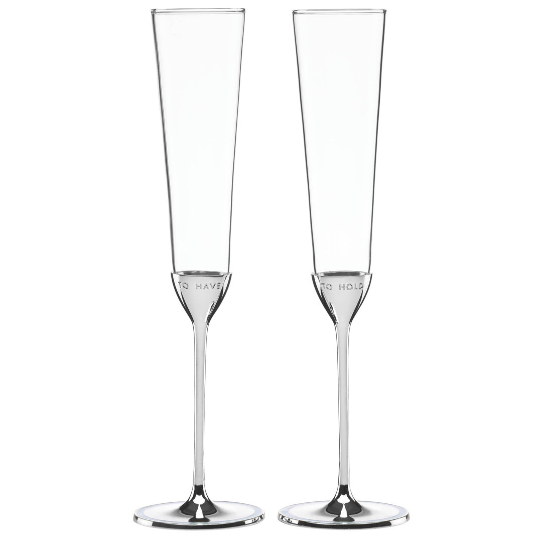 Take The Cake 6oz. Crystal Flute Set (Set of 2) kate spade new york