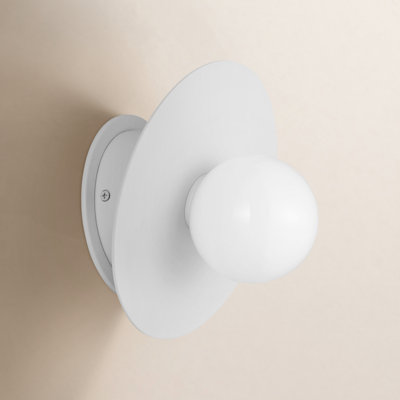 Nodes Single Frosted Dimmable Vanity Light