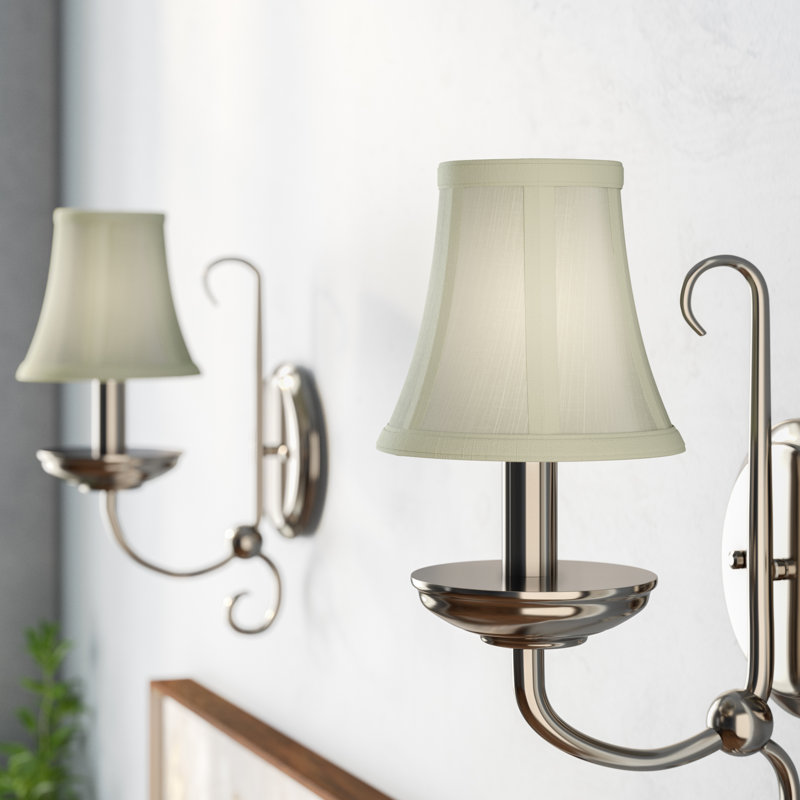 4.5'' H Silk Bell Candelabra Shade, Eggshell