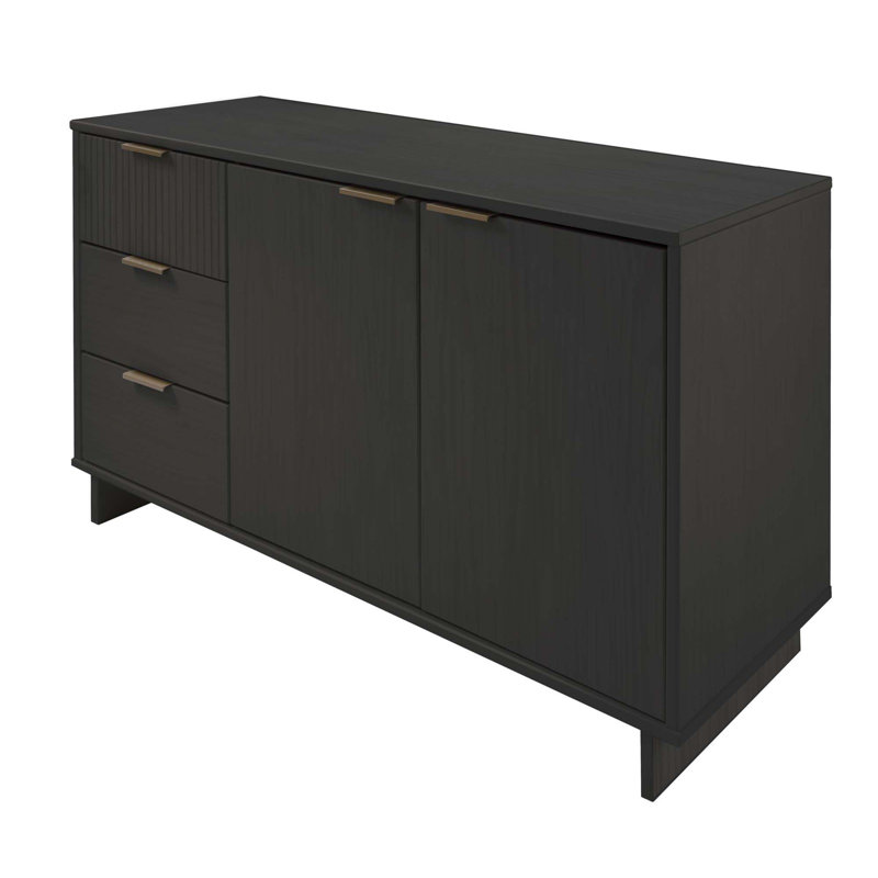 Granville 55" Sideboard In Charcoal Gray, Charcoal Gray