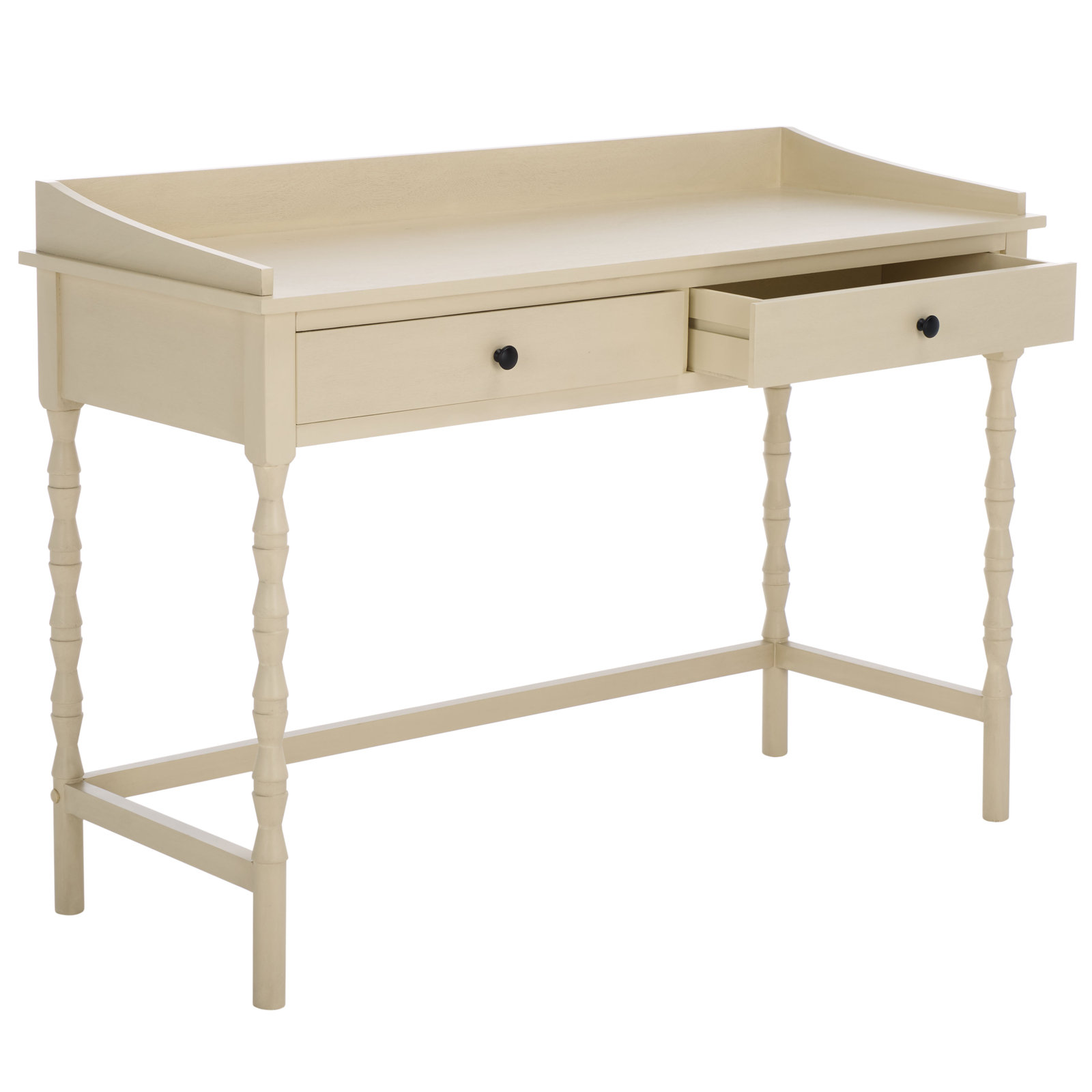 Mia 47 " Pine Writing Desk, Sand