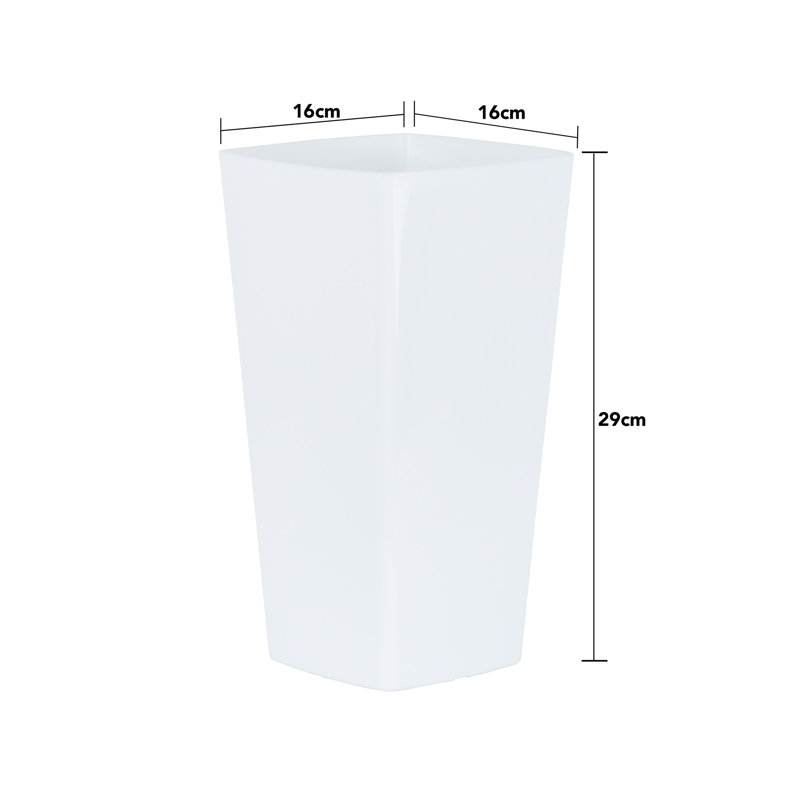 Wham Studio 16cm Tall Planter Cover, White