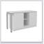 Bureau rotatif Alfie de 72 pouces de large ou compact, poste de travail réglable avec compartiments de rangement pour bureau à domicile ou studio