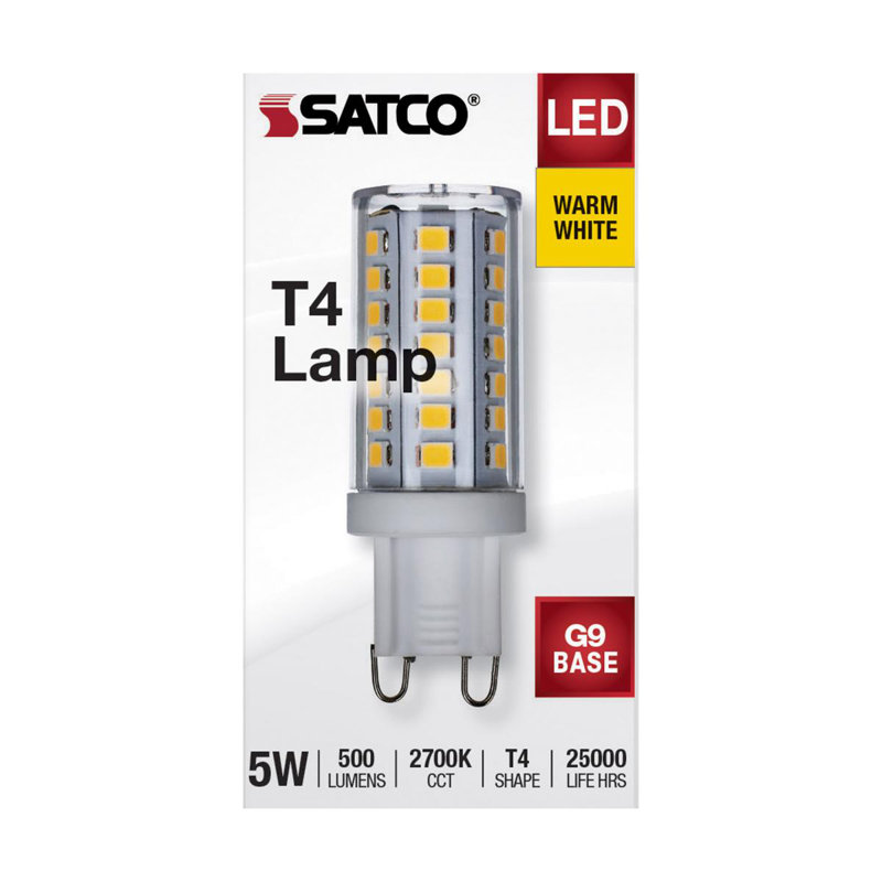 5 Watt Clear LED Bulb, 2700K