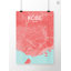 Kobe City Map - No Frame Print-1305501753