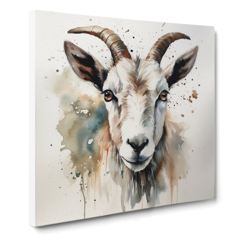 Goat Watercolour - No Frame Print