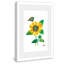 Butterfly And Sunflower - Painting-1460618376