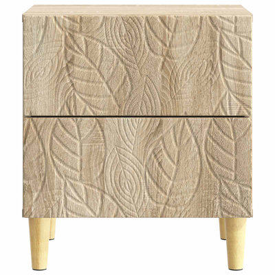 43cm W Composite Bedside Table