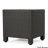 Accent Table - Dark Brown Side Table, Cube Form, 18.14"X18.14"X18.14", No Assembly Required For Instant Setup Versatile Pe Cube, 18.14" W X D H, Simplicity-620732071