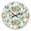 Horloge murale à motif tigre-616580842