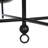 Cristalle 4 - Light Iron Drum Chandelier