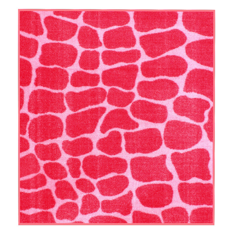 Tapis crocodile rose Furnish My Place, Carré 8 pi