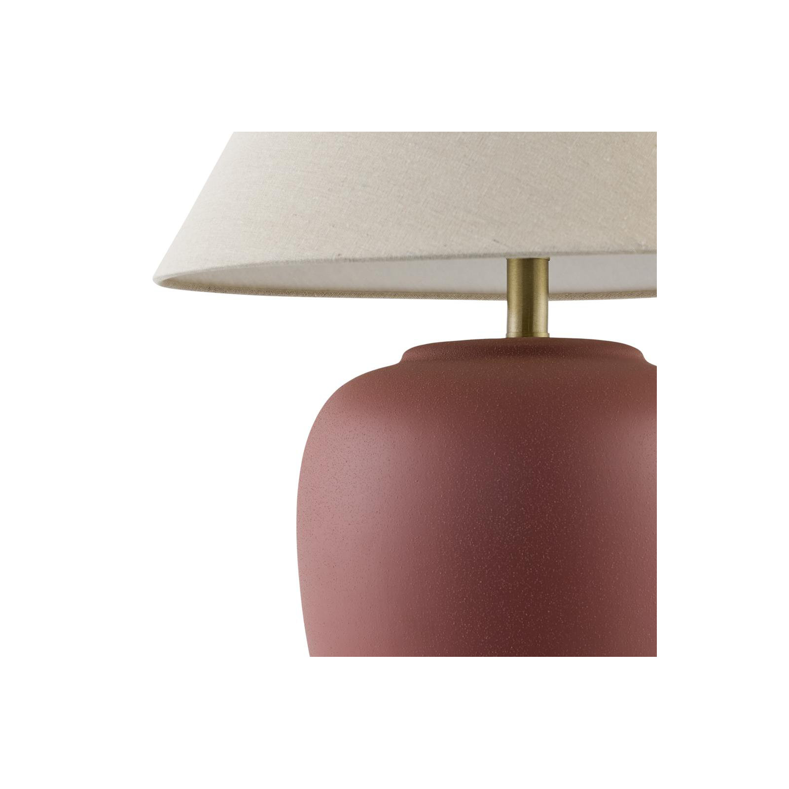 Eustacia Ceramic Table Lamp, Red