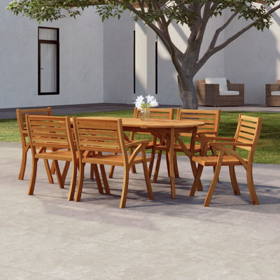 Daizon Rectangular Acacia Folding Outdoor Dining Table , cm W 90cm cm D