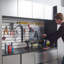 64 po X P 72 po H 20 po D Armoire de garage gris métallique C (5 pièces)