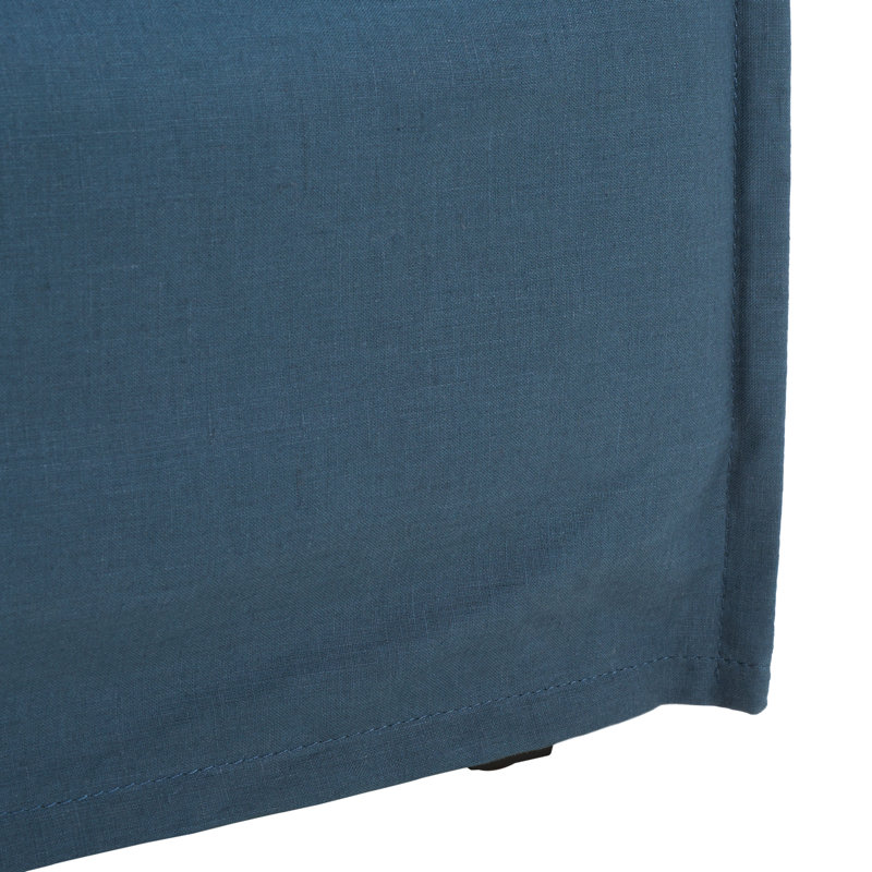 Upholstered Armchair, Light Blue
