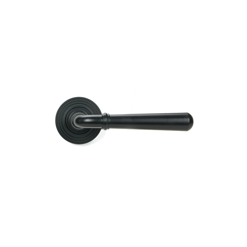 Newbury Interior Mortise Door Handle, Matt Black