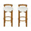 Indoor Low Back Barstool Set Ideal for Home Bars, Kitchen Islands and Entertainment Areas with Comfortable Seating and Sustainable Craftsmanship-129515024