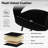 Swivel Upholstered Counter Stool with Curved Back and Metal Frame (Set of 4)-859573966-859573964