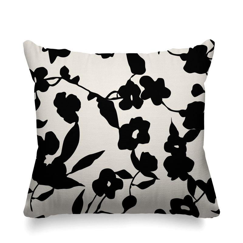 Housse et insert de coussin extérieur d'extérieur, H 17 po x l 17 po, Blanc