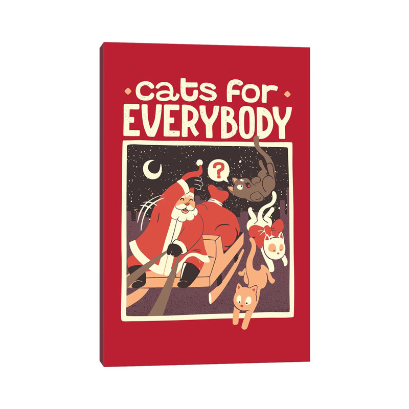 Cats For Everybody by Tobias Fonseca - Wrapped Canvas Gallery-Wrapped Canvas Giclée, 66.04 cm H x 45.72 cm W